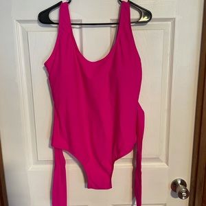 SHEIN One Piece Tie Swimsuit